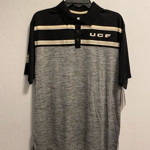 Colosseum UCF Knights College Football Black/Gray Men’s Polo